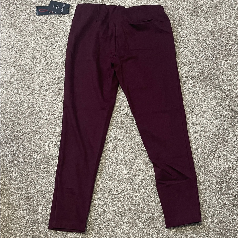 NWT Zac & Rachel Wine Pants - Picture 7 of 7